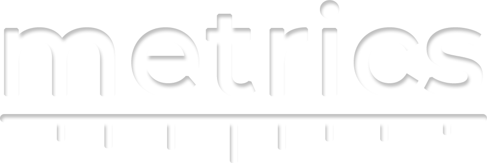 Logo metrics Branco